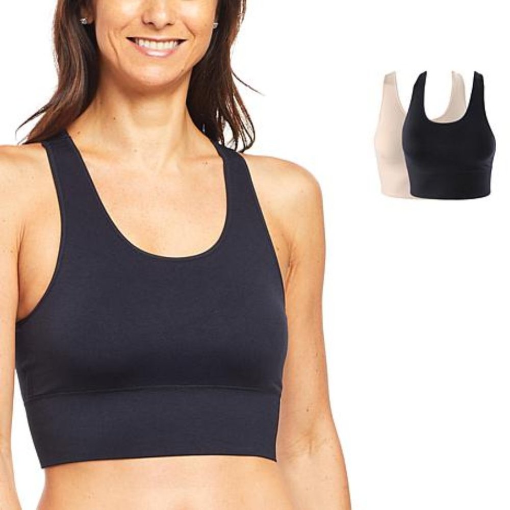 Uncover 2-pack Seamless Bralette Set Sz M NEW